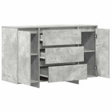 Credenza Grigio cemento 120 x 41 x 75 cm Legno truciolato