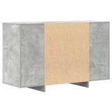 Credenza Grigio cemento 120 x 41 x 75 cm Legno truciolato