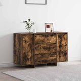Credenza Rovere fumo 120 x 41 x 75 cm Legno truciolato