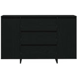 Credenza Rovere Nero 120 x 41 x 75 cm Legno truciolato