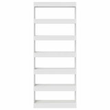 Armadio per Libri Bianco 80 x 30 x 198 cm Legno truciolato