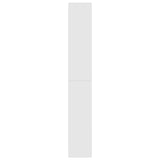 Armadio per Libri Bianco 80 x 30 x 198 cm Legno truciolato