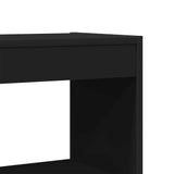 Libreria Nero 80 x 30 x 198 cm Legno truciolato