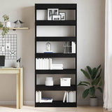 Libreria Nero 80 x 30 x 198 cm Legno truciolato