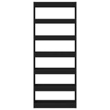 Libreria Nero 80 x 30 x 198 cm Legno truciolato