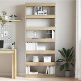 Libreria rovere sonoma 80 x 30 x 198 cm Legno truciolato
