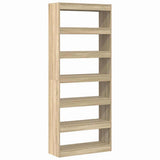 Armadio per Libri Rovere Sonoma 80 x 30 x 198 cm