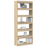 Armadio per Libri Rovere Sonoma 80 x 30 x 198 cm