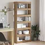Armadio per Libri 6 livelli 80 x 30 x 198 cm Legno truciolato