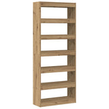 Armadio per Libri 6 livelli 80 x 30 x 198 cm Legno truciolato