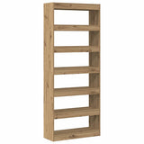 Armadio per Libri 6 livelli 80 x 30 x 198 cm Legno truciolato