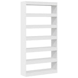 Armadio per Libri Bianco 100 x 30 x 198 cm Legno truciolato
