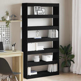 Armadio per Libri Nero Legno truciolato