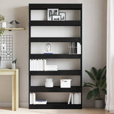 Armadio per Libri Nero Legno truciolato