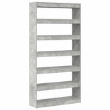 Armadio per Libri Grigio cemento 100 x 30 x 198 cm