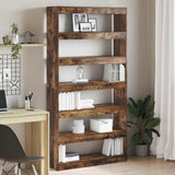 Armadio per Libri Rovere fumé 100 x 30 x 198 cm