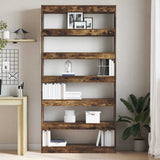 Armadio per Libri Rovere fumé 100 x 30 x 198 cm