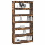 Armadio per Libri Rovere fumé 100 x 30 x 198 cm