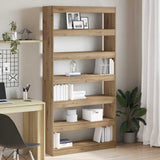 Armadio per Libri 6 livelli 100 x 30 x 198 cm Legno truciolato