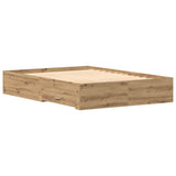 Struttura del letto Rovere artigianale 135 x 190 cm
