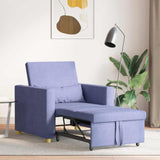 Divano letto estraibile singolo Blu Jeans 90 x 165 x 87 cm