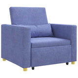 Divano letto estraibile singolo Blu Jeans 90 x 165 x 87 cm
