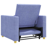 Divano letto estraibile singolo Blu Jeans 90 x 165 x 87 cm