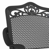Sedia da Giardino 2 pcs Nero 55 x 55 x 92,5cm Alluminio