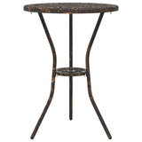 Set Bistro da Giardino 3 pcs Bronzo Alluminio