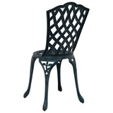 Sedia da Giardino 2 pcs Verde 39 x 40 x 87cm Alluminio