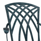 Sedia da Giardino 2 pcs Verde 53 x 51 x 88,5cm Alluminio