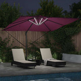 Ombrellone Rosso Bordeaux 286 x 284 x 270 cm