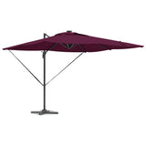 Ombrellone Rosso Bordeaux 286 x 284 x 270 cm