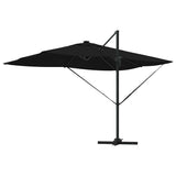 Parasol Roma a braccio Nero e Nero 352 x 251 x 265 cm