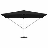 Parasol Roma a braccio Nero e Nero 352 x 251 x 265 cm