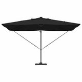 Ombrellone Nero 352 x 251 x 265 cm Poliestere e Alluminio