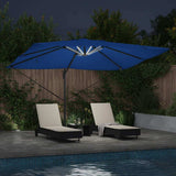 Ombrellone 352 x 251 x 265 cm Poliestere e Alluminio Azzurro