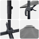 Parasol Roma Antracite 286 x 284 x 265 cm
