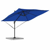 Parasol Roma Blu 286 x 285 x 265 cm Poliestere e Alluminio