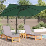 Ombrellone Verde 351 x 250 x 260 cm Poliestere e Alluminio