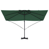 Ombrellone Verde 351 x 250 x 260 cm Poliestere e Alluminio