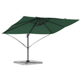 Ombrellone Verde 351 x 250 x 260 cm Poliestere e Alluminio