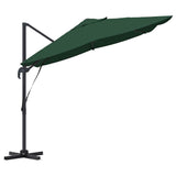 Parasol Roma a braccio Verde e Nero 352 x 251 x 260 cm