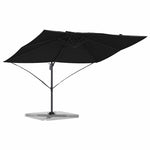 Parasol Roma a braccio Nero e Nero 352 x 251 x 260 cm