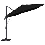 Parasol Roma a braccio Nero e Nero 352 x 251 x 260 cm