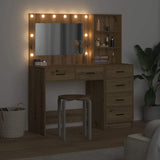 Tavolo da Trucco 2 pcs Marrone 78.5 x 41 x 135 cm
