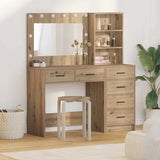 Tavolo da Trucco 2 pcs Marrone 78.5 x 41 x 135 cm
