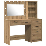 Tavolo da Trucco 2 pcs Marrone 78.5 x 41 x 135 cm