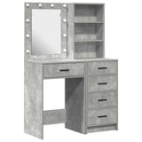 Tavolo da Trucco con cassetto 2 pcs Grigio 50 x 41 x 135 cm