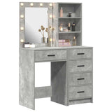 Tavolo da Trucco con cassetto 2 pcs Grigio 50 x 41 x 135 cm